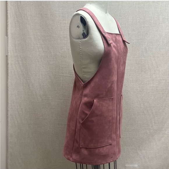 Forever 21 Faux Suede Overall Size S - Picture 2 of 5